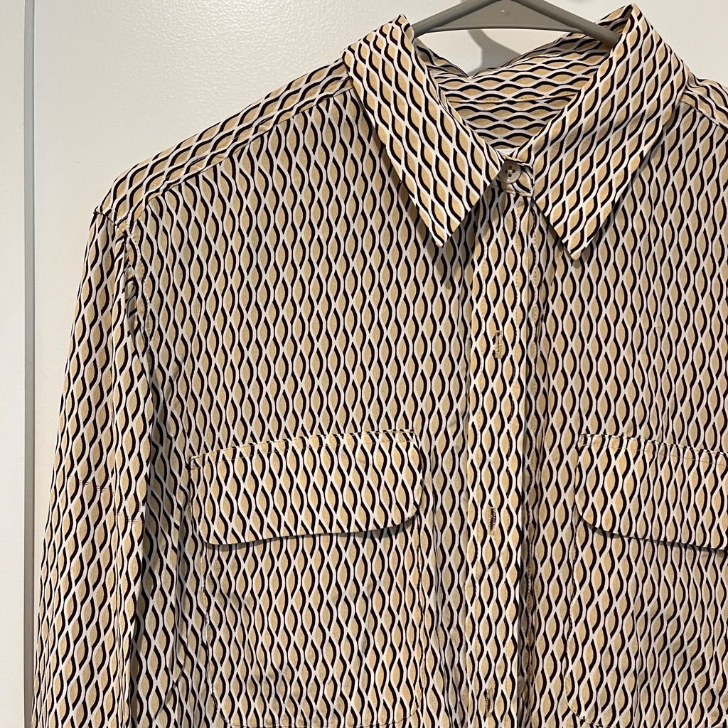 Equipment Silk Button-Up Shirt